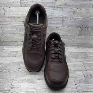 Rockport Ridgefield Eureka Brown Leather Comfort Walking Shoes K71201 Men Sz 13M
